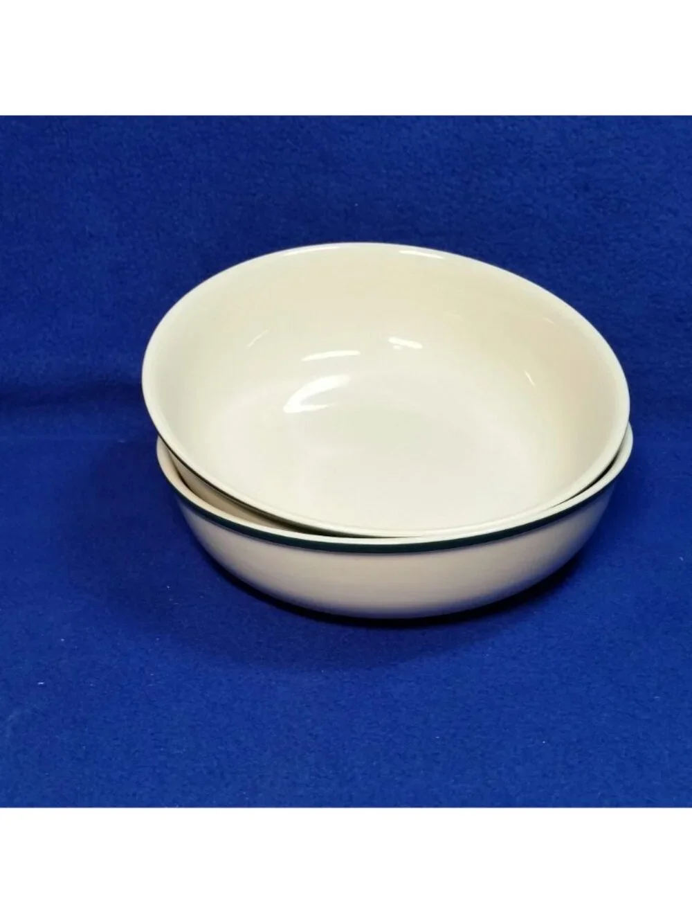 Casuals Apple Soup Bowls China Pearl Apples and Pink Blossoms Set of 2 / Country